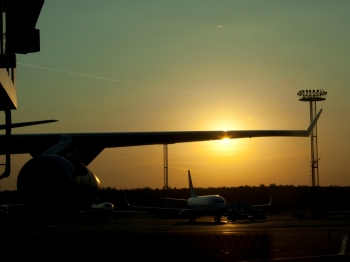 В Калининграде самолет «Аэрофлота» выехал за пределы ВПП